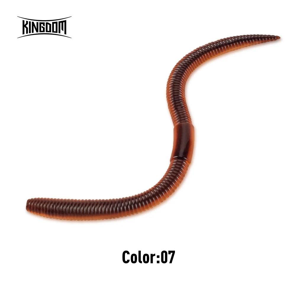 Kingdom Earthworm Soft Lure – Lifelike Precision Fishing Bait - Fish & Cheaps | Fishing & Outdoor Gear