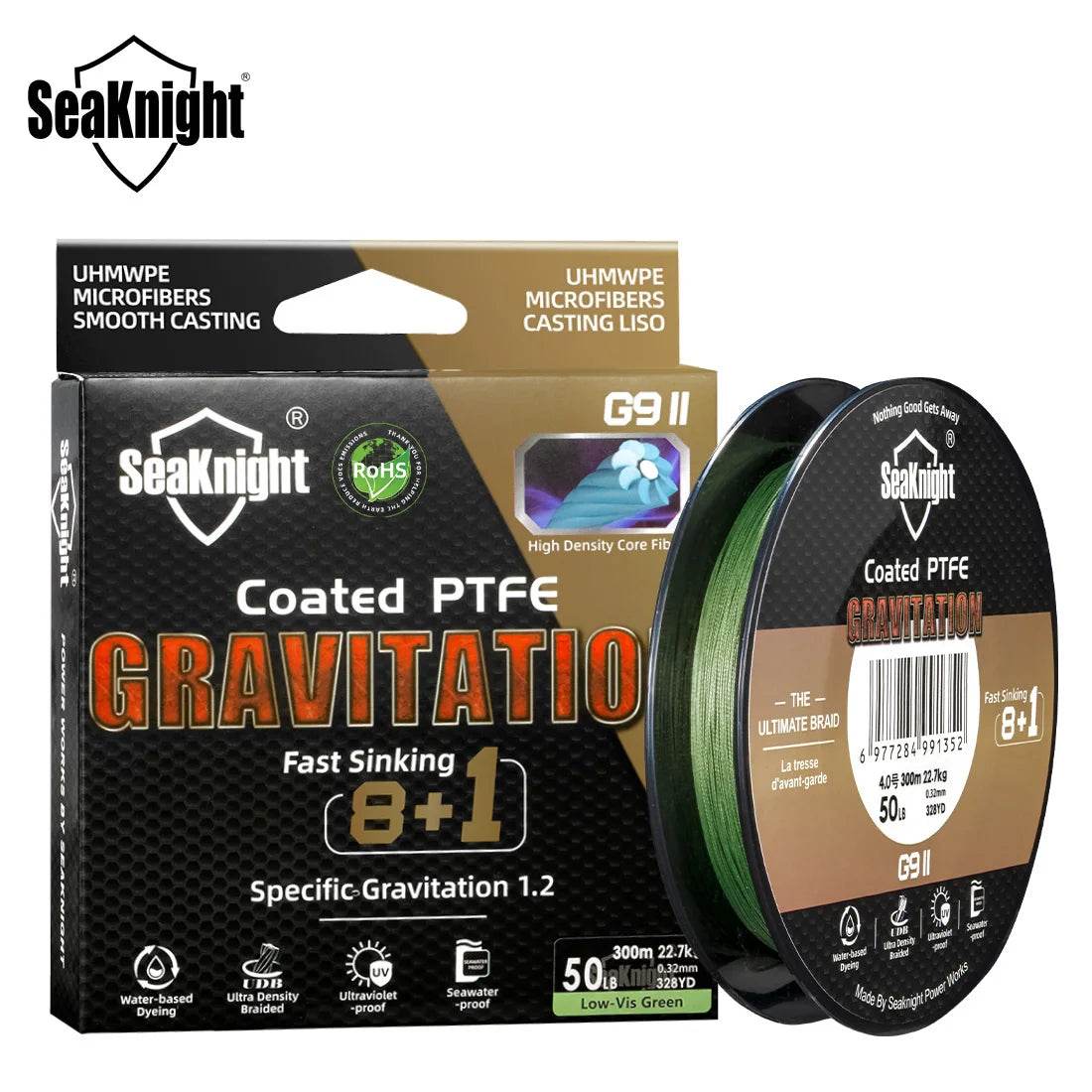 SeaKnight Gravitation G9 II Sinking Braided Line - Fish & Cheaps | Fishing & Outdoor Gear