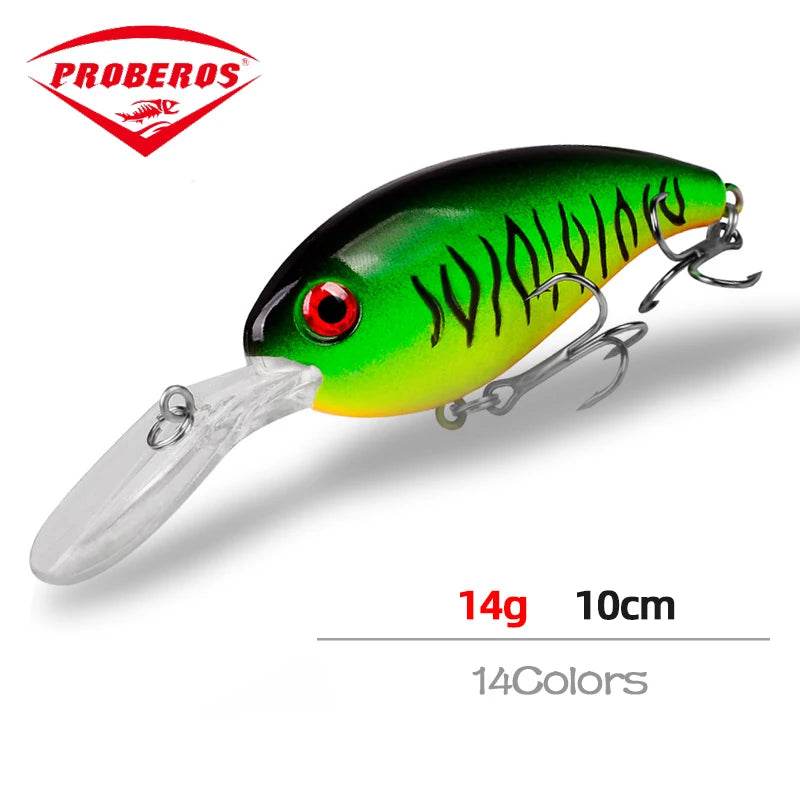 PROBEROS Minnow 10cm Crankbait – Proven Topwater Action - Fish & Cheaps | Fishing & Outdoor Gear