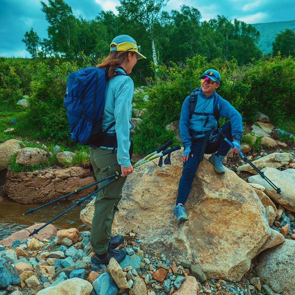 Widesea Carbon Telescopic Trekking Poles - Fish & Cheaps | Fishing & Outdoor Gear