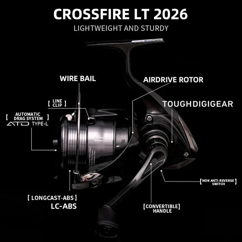 Daiwa Crossfire CS LT 2026 Spinning Reel - Fish & Cheaps | Fishing & Outdoor Gear