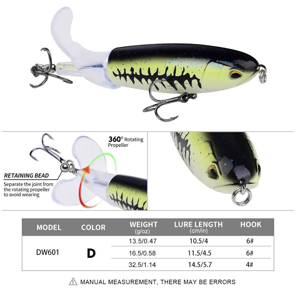 PROBEROS Topwater Popper Lure - Fish & Cheaps | Fishing & Outdoor Gear