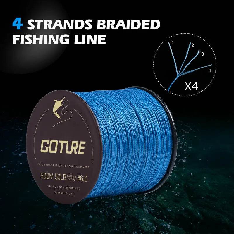 GOTURE 500M Braided Fishing Line - Fish & Cheaps | Fishing & Outdoor Gear