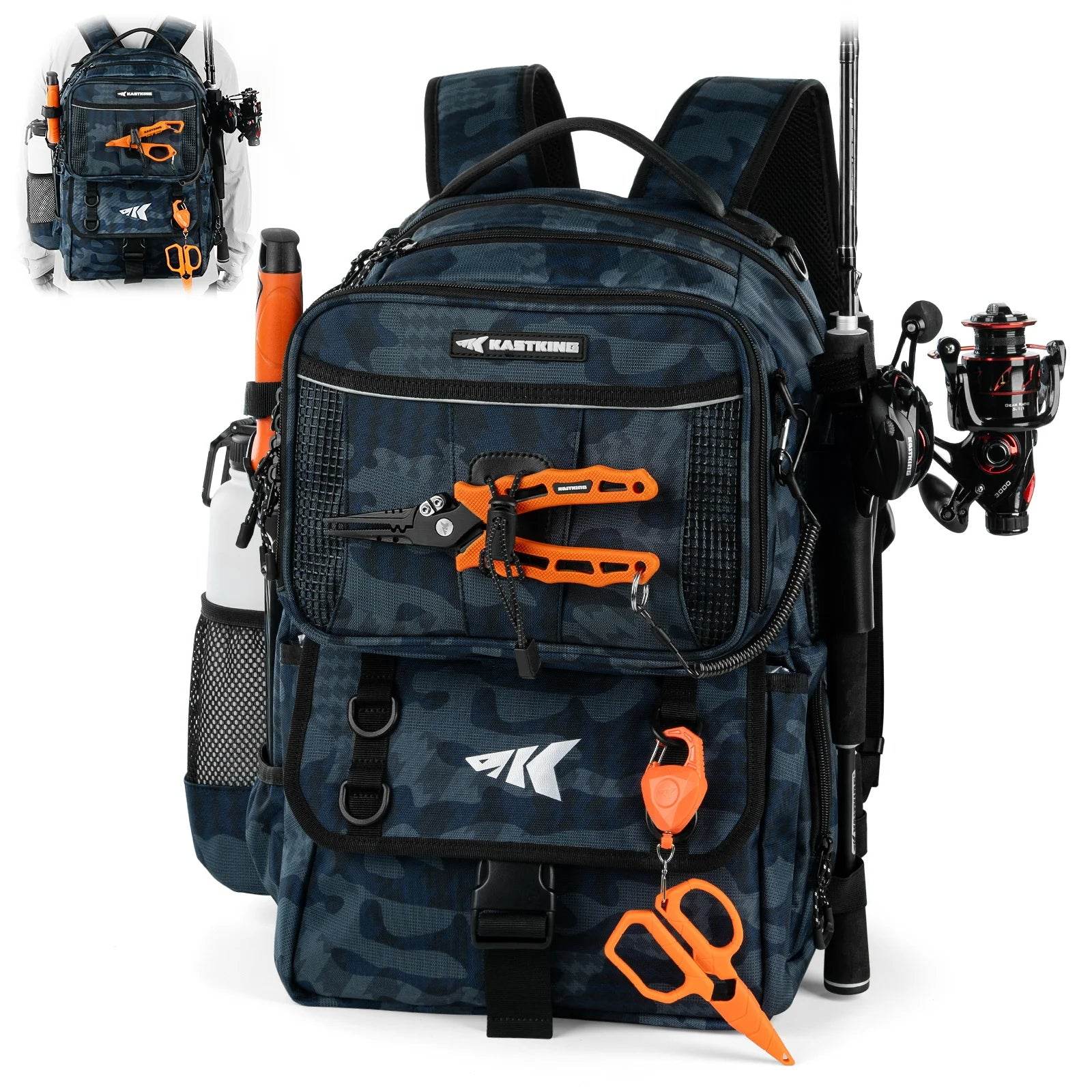 KastKing BaitSpace 50L Tackle Backpack - Fish & Cheaps | Fishing & Outdoor Gear