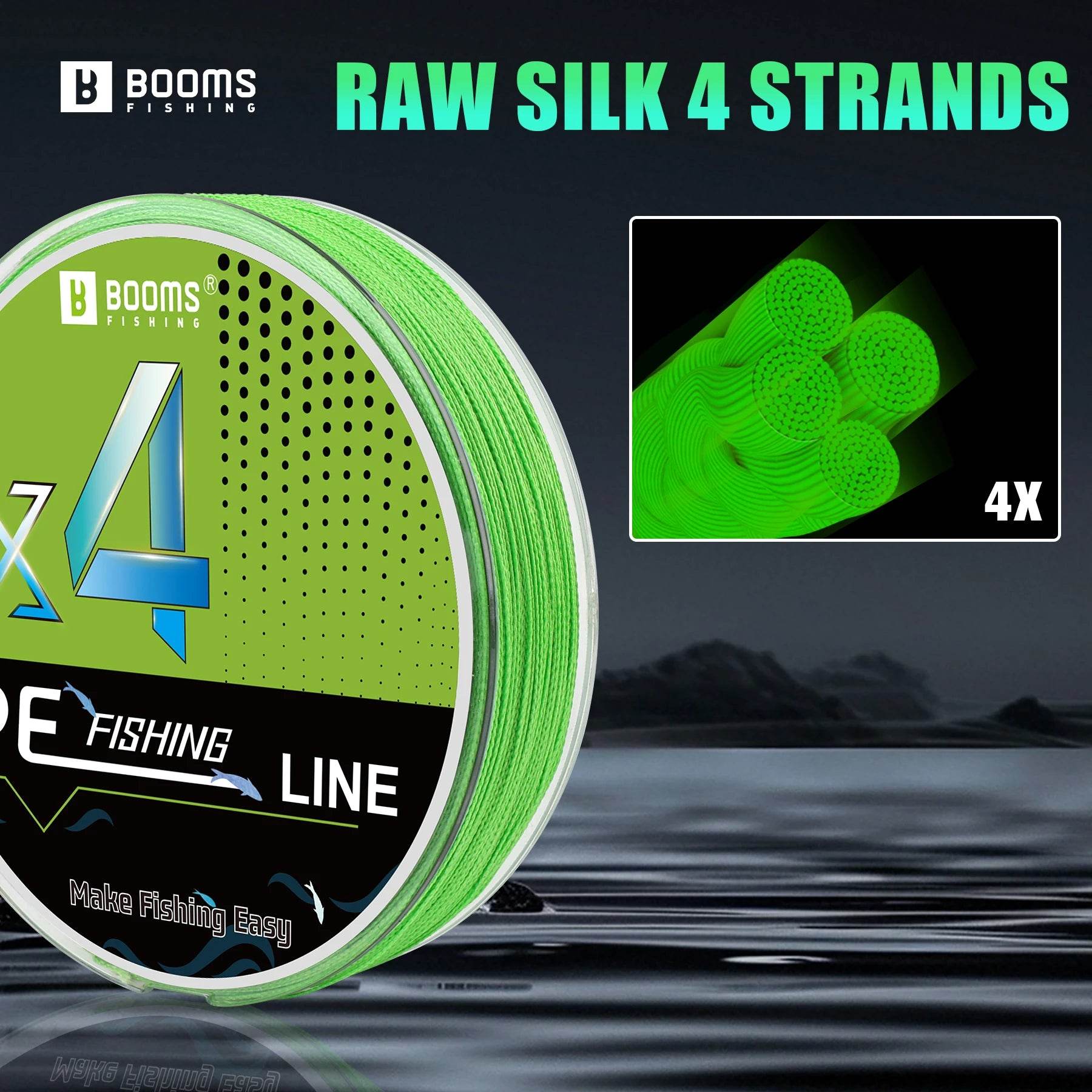 Booms Fishing BG3 4-Strand PE Braided Line - Fish & Cheaps | Fishing & Outdoor Gear