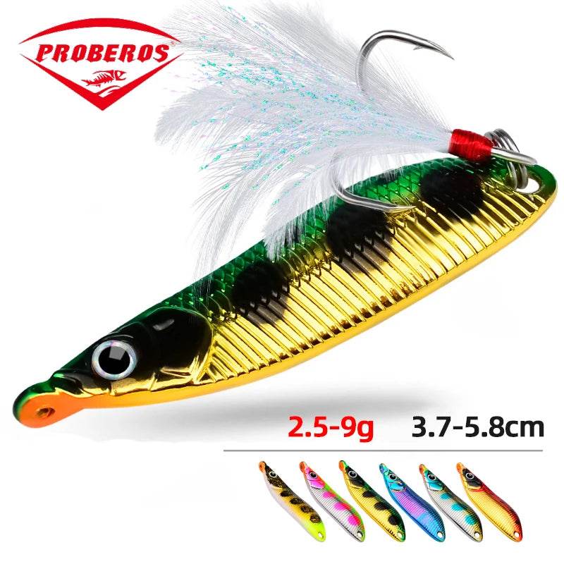 PROBEROS Metal VIB Spinner Spoon Lure - Fish & Cheaps | Fishing & Outdoor Gear