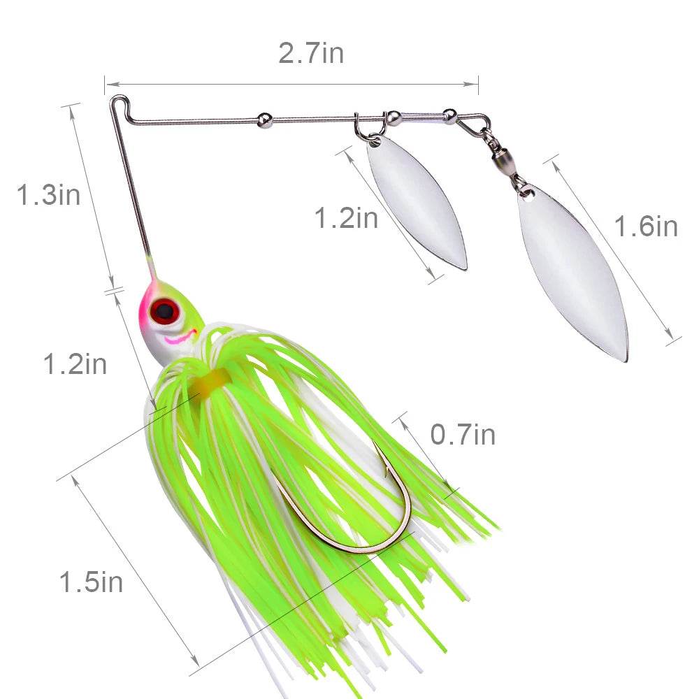 PROBEROS Spinner Bait – Precision Metal Lure - Fish & Cheaps | Fishing & Outdoor Gear