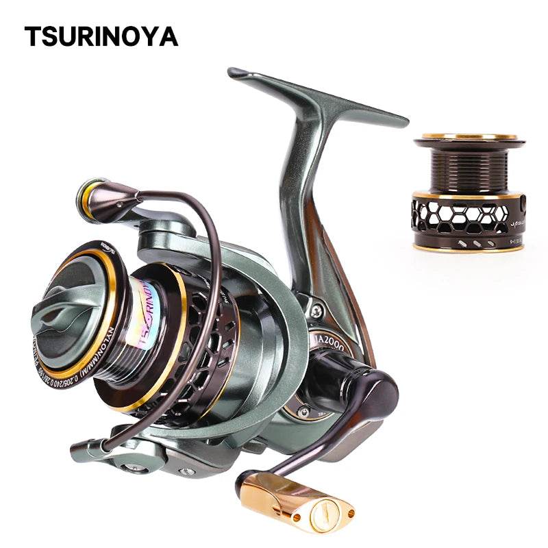 TSURINOYA Jaguar 2 Spool Spinning Reel - Fish & Cheaps | Fishing & Outdoor Gear