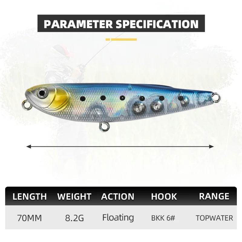 BLUX STRAY DOG 70mm Topwater Pencil - Fish & Cheaps | Fishing & Outdoor Gear