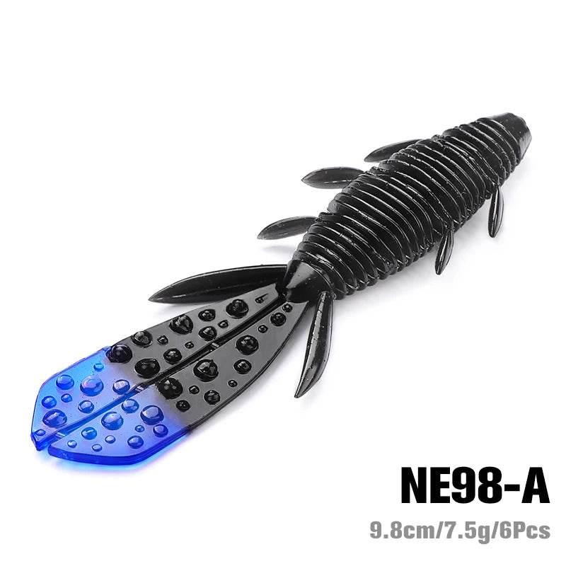 TSURINOYA Nebula Shrimp 9.7cm Soft Lures – 6 Pack - Fish & Cheaps | Fishing & Outdoor Gear