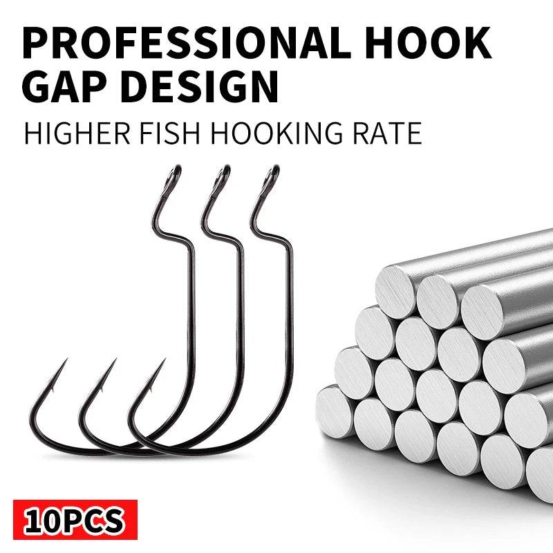 SUPERCONTINENT Wide Super Lock Soft Worm Hooks - Fish & Cheaps | Fishing & Outdoor Gear