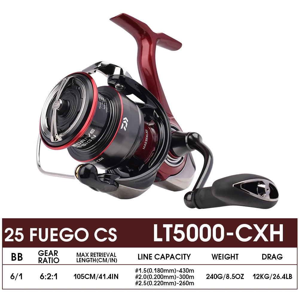 Daiwa Fuego CS LT 2025 Fishing Spinning Reel