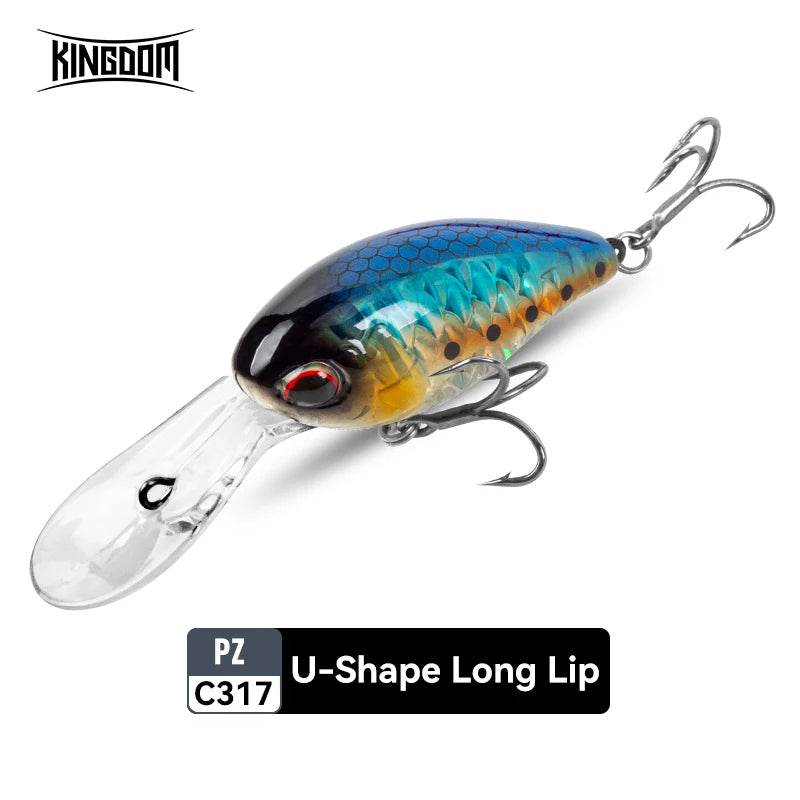 KINGDOM Floating Minnow Crankbait Lure - Fish & Cheaps | Fishing & Outdoor Gear