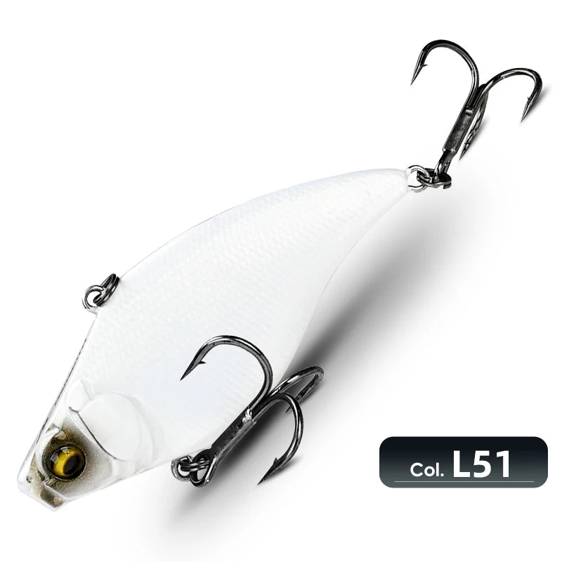 MEREDITH 75mm 19g Vibration Fishing Lure Lipless Crankbaits Sinking Hard Lure Artificial VIB Bait Bass Fishing Lures
