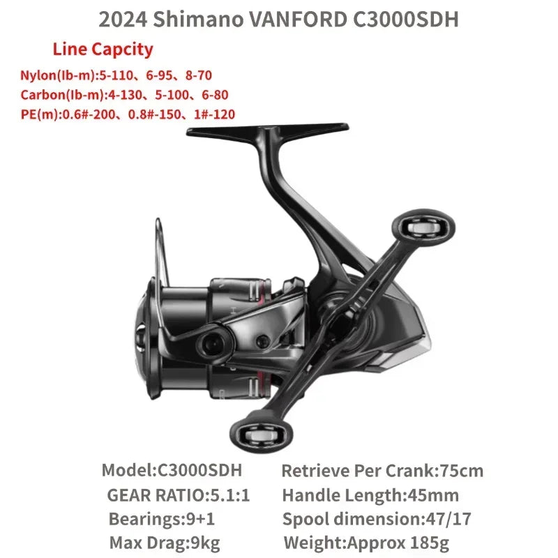 Shimano 2024 Vanford Spinning Reel - Fish & Cheaps | Fishing & Outdoor Gear