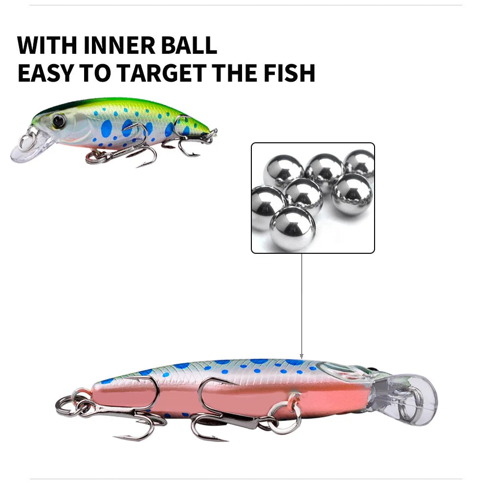 Mini Sinking Minnow Wobblers