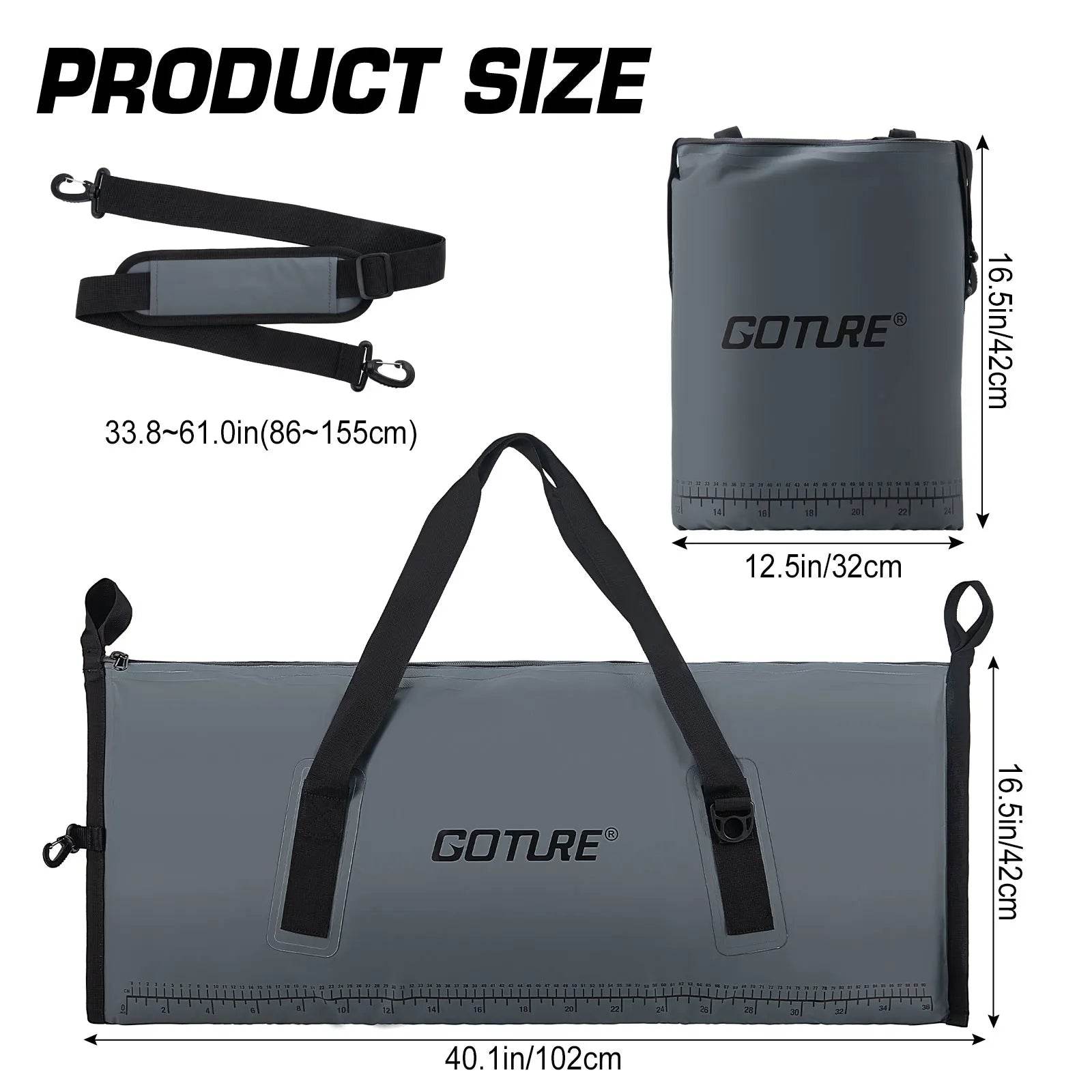 Goture Multifunctional Fish Cooler Bag - Fish & Cheaps | Fishing & Outdoor Gear