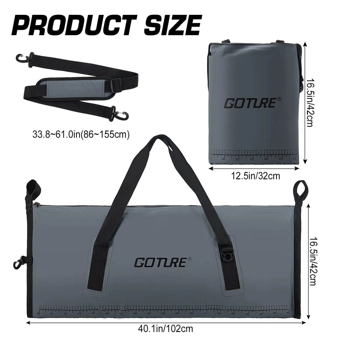 Goture Multifunctional Fish Cooler Bag - Fish & Cheaps | Fishing & Outdoor Gear