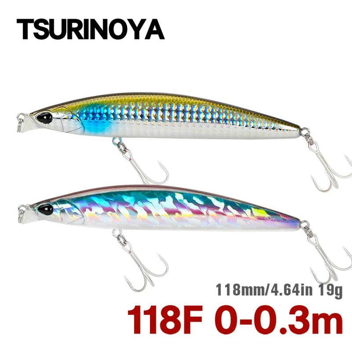 TSURINOYA DW95 118F Shallow Floating Minnow - Fish & Cheaps | Fishing & Outdoor Gear