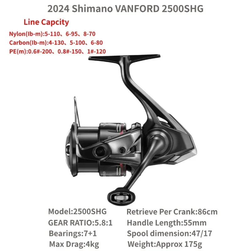Shimano 2024 Vanford Spinning Reel - Fish & Cheaps | Fishing & Outdoor Gear