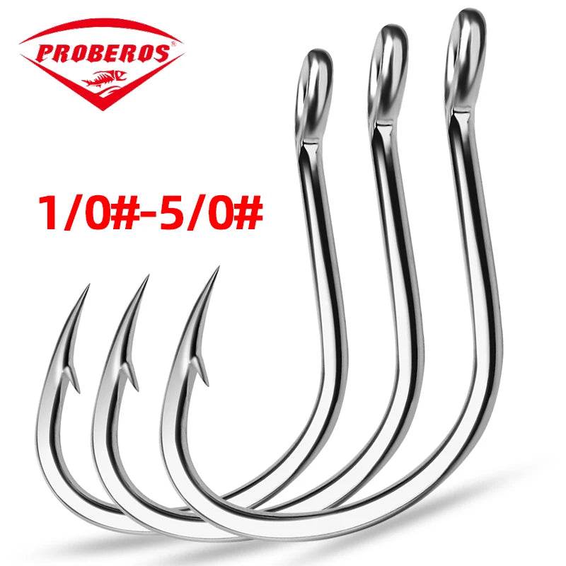 PROBEROS 10pcs Circle Fishing Hooks - Fish & Cheaps | Fishing & Outdoor Gear