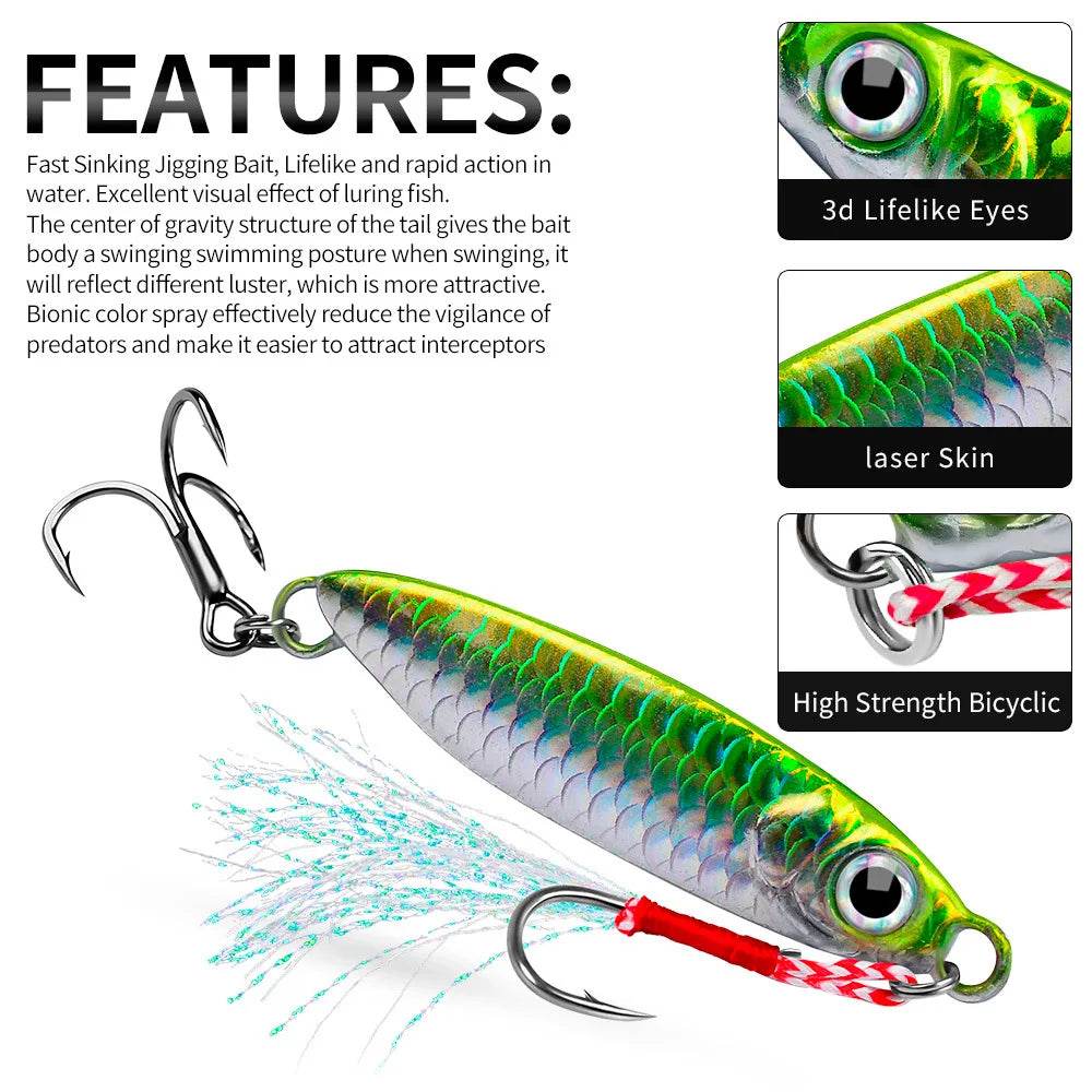 PROBEROS Long-Distance Luya Iron Plate Lure - Fish & Cheaps | Fishing & Outdoor Gear