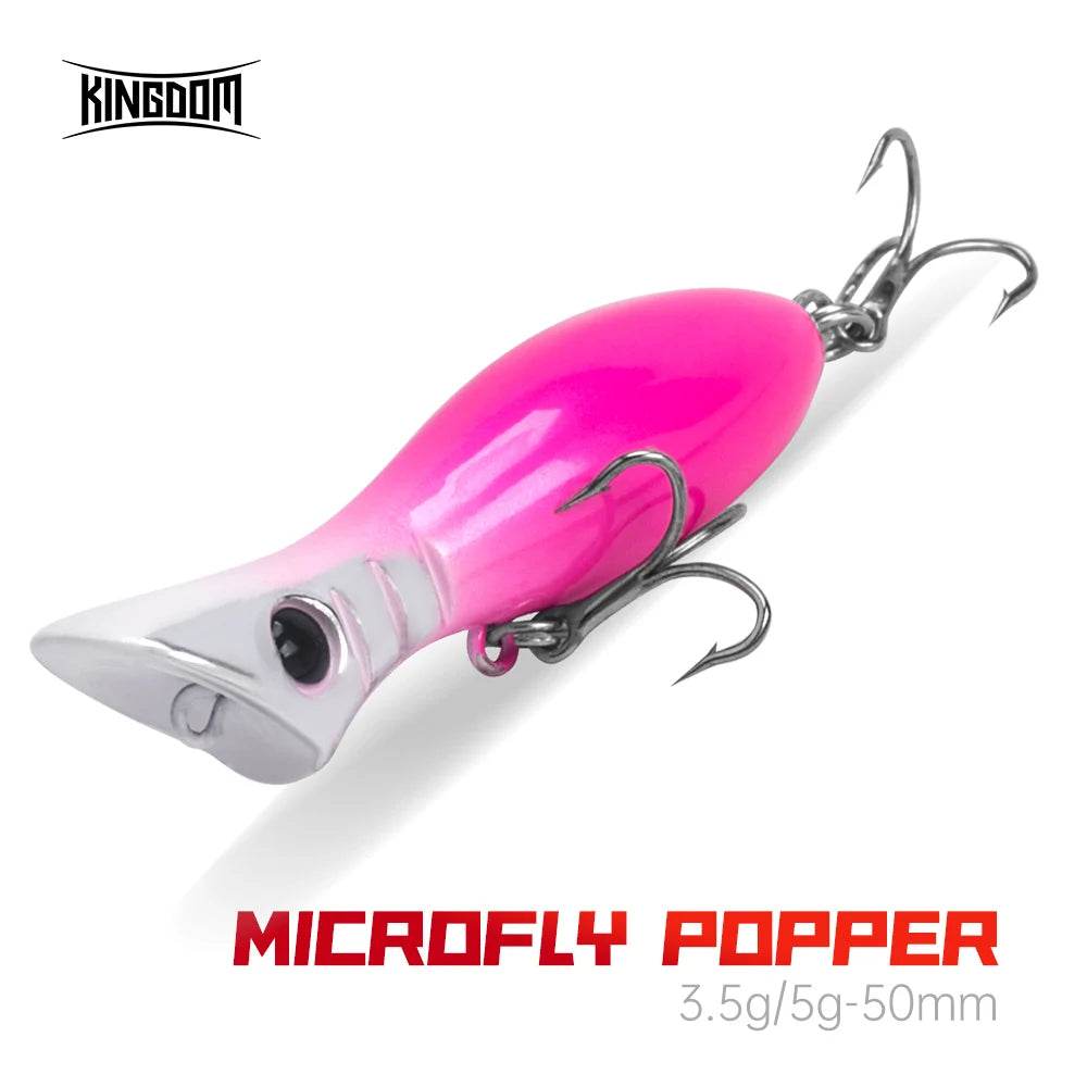 Kingdom Mini Popper Fishing Lure – 50mm Precision Bait - Fish & Cheaps | Fishing & Outdoor Gear