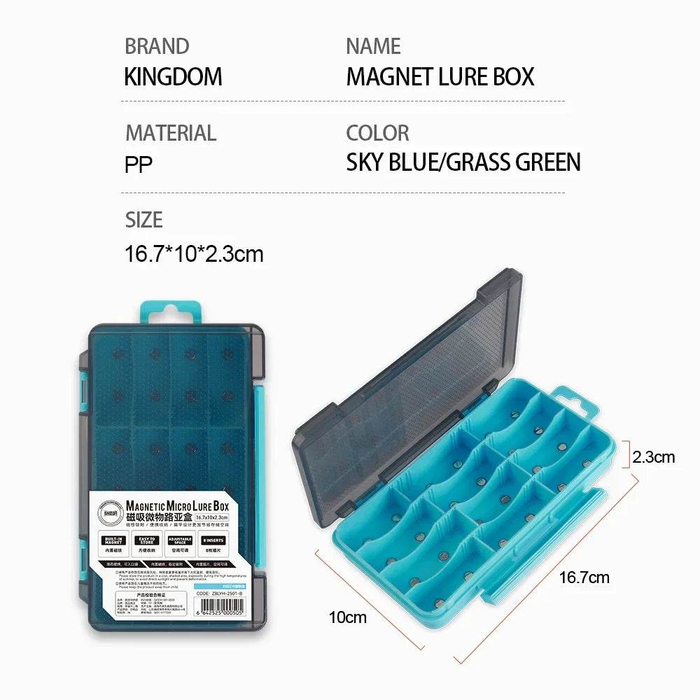 Kingdom Portable Magnetic Tackle Box - Fish & Cheaps | Fishing & Outdoor Gear