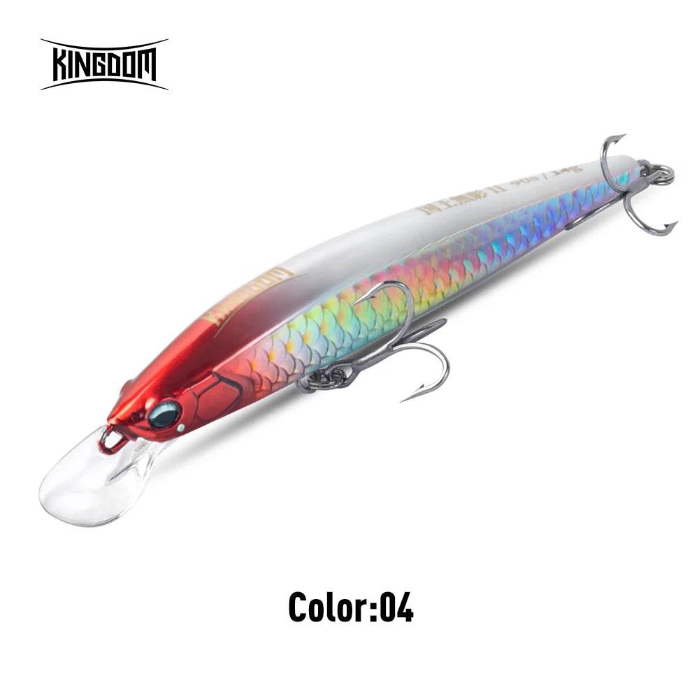 Kingdom Kingart-II Sinking Minnow Jerkbait - Fish & Cheaps | Fishing & Outdoor Gear