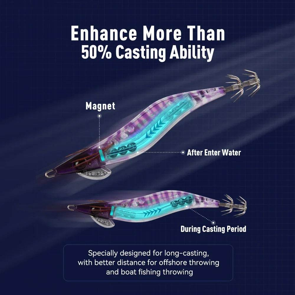 Kingdom Long Casting Luminous EGI Squid Jig - Fish & Cheaps | Fishing & Outdoor Gear