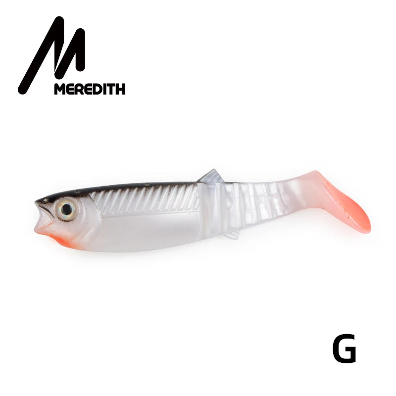 MEREDITH 5PCS 10.5g 10cm Lures Fishing Lures soft Fishing Baits Cannibal Soft Lures Shads Fishing Fish JX62-10