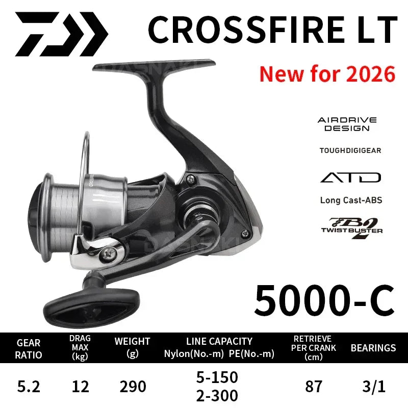 Daiwa Crossfire CS LT 2026 Spinning Reel - Fish & Cheaps | Fishing & Outdoor Gear