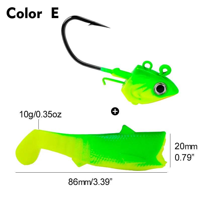 PROBEROS Jig Head Fish Hook – Soft Worm Specialist - Fish & Cheaps | Fishing & Outdoor Gear