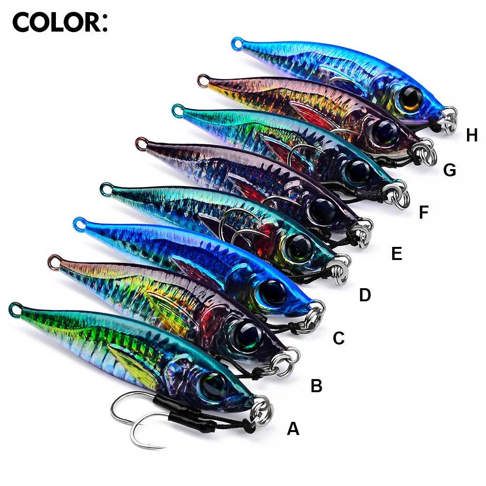 PROBEROS Metal Slow Jig Lure – Luminous Saltwater - Fish & Cheaps | Fishing & Outdoor Gear