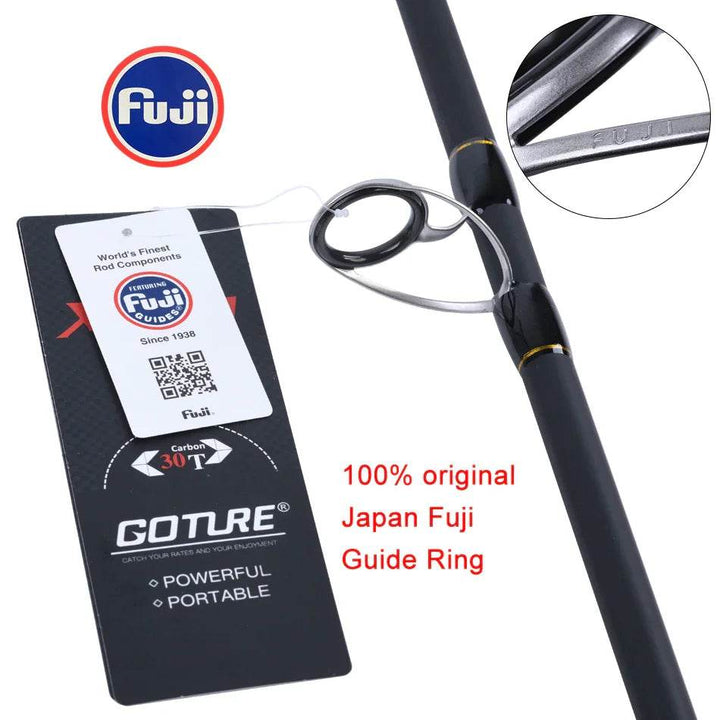 Goture Xceed 1.98-3.6m Carbon Travel Rod – Fuji Guide - Fish & Cheaps | Fishing & Outdoor Gear