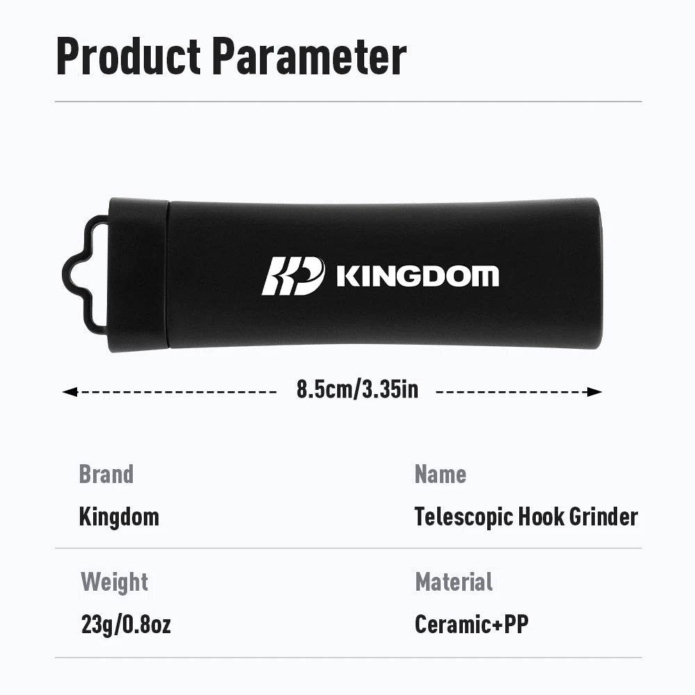 Kingdom Telescopic Hook Grinder – 23g Portable Sharpening Tool - Fish & Cheaps | Fishing & Outdoor Gear
