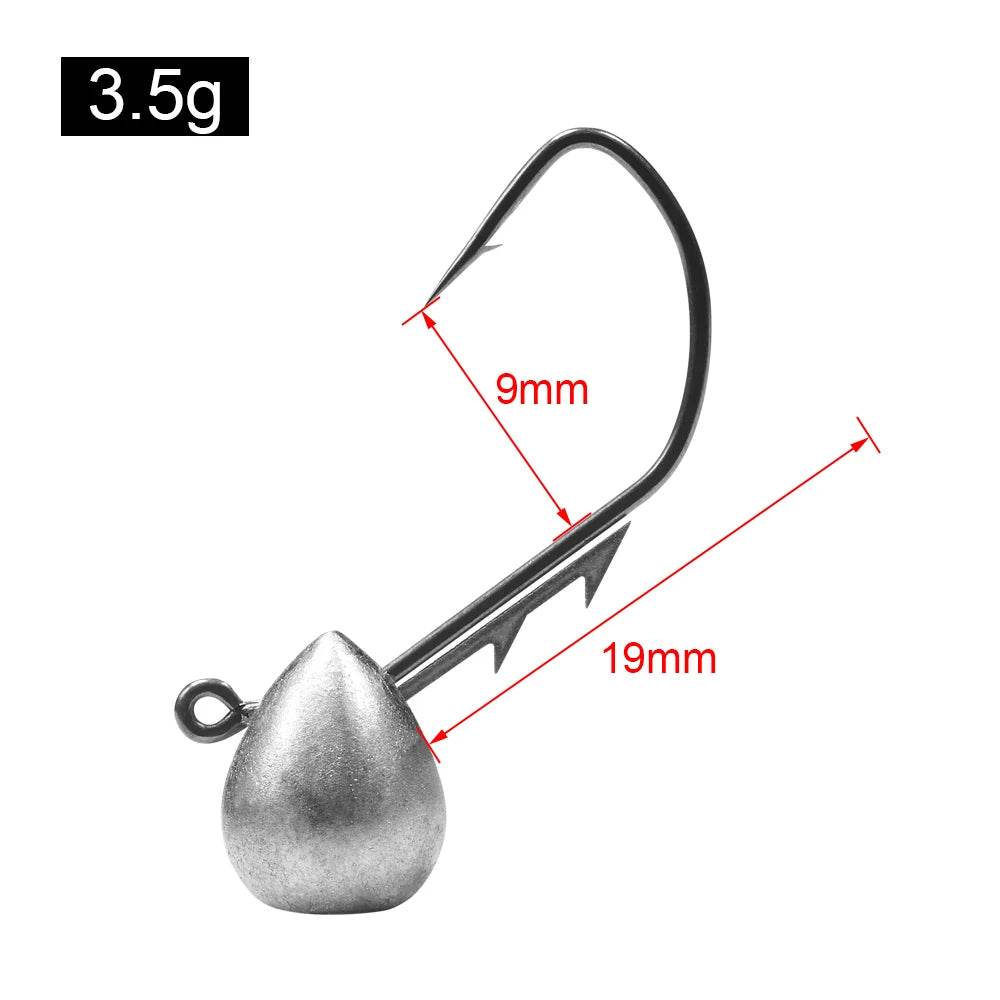 Spinpoler Stand-Up Jig Head Hook – Sharpened Precision - Fish & Cheaps | Fishing & Outdoor Gear