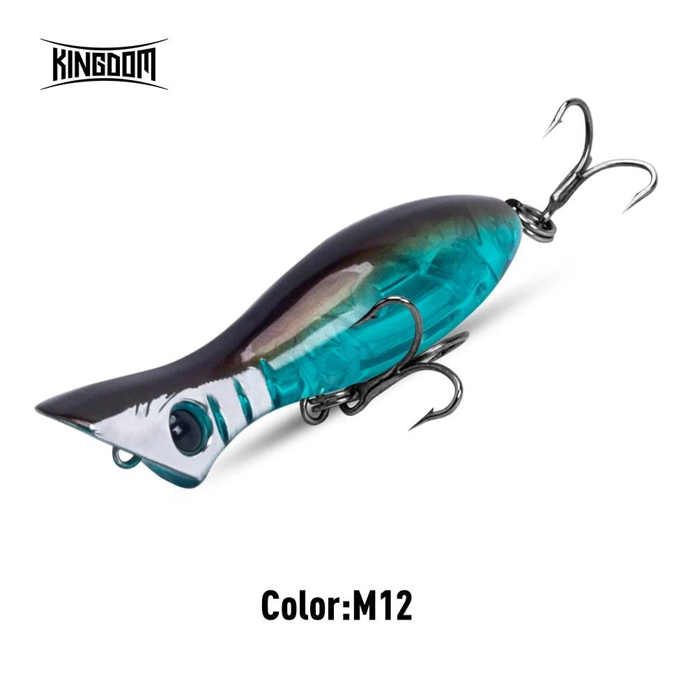 Kingdom Mini Popper Fishing Lure – 50mm Precision Bait - Fish & Cheaps | Fishing & Outdoor Gear