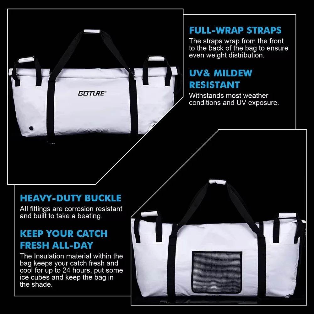 Goture Monster Insulated Fish Cooler Bag - Fish & Cheaps | Fishing & Outdoor Gear