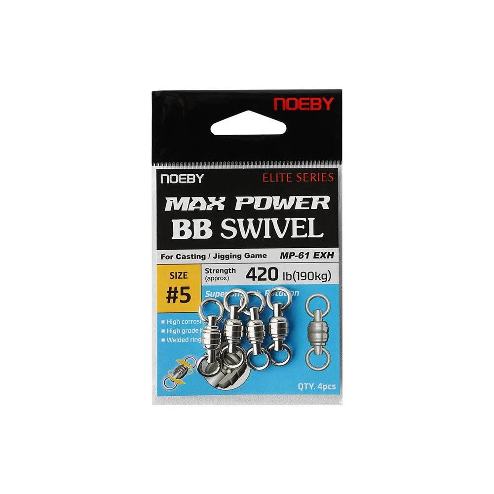 NOEBY Max Power BB Swivel – Welded Stainless Solid Ring - Fish & Cheaps | Fishing & Outdoor Gear