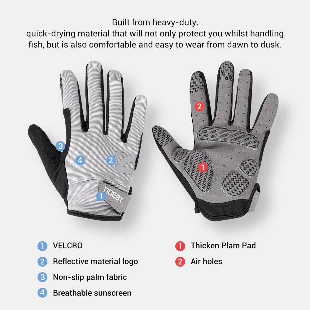 Noeby Anti-UV Non-Slip Full Finger Fishing Gloves - Fish & Cheaps | Fishing & Outdoor Gear