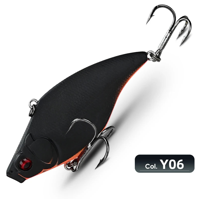 MEREDITH 75mm 19g Vibration Fishing Lure Lipless Crankbaits Sinking Hard Lure Artificial VIB Bait Bass Fishing Lures