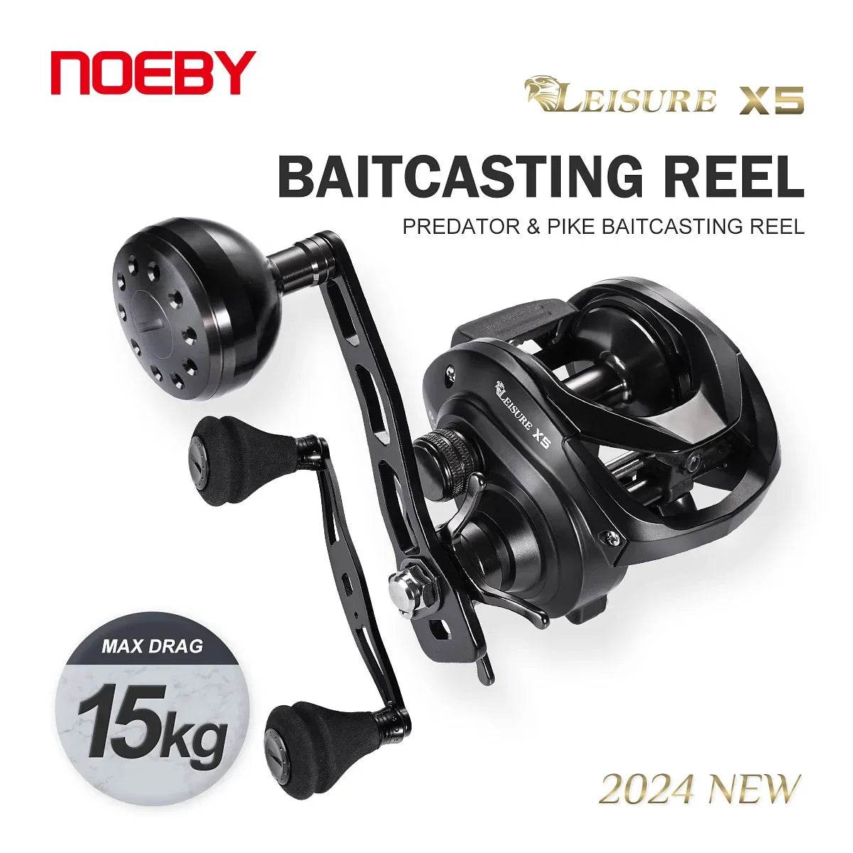 Noeby-Pike Baitcasting Reel – Power & Precision - Fish & Cheaps | Fishing & Outdoor Gear