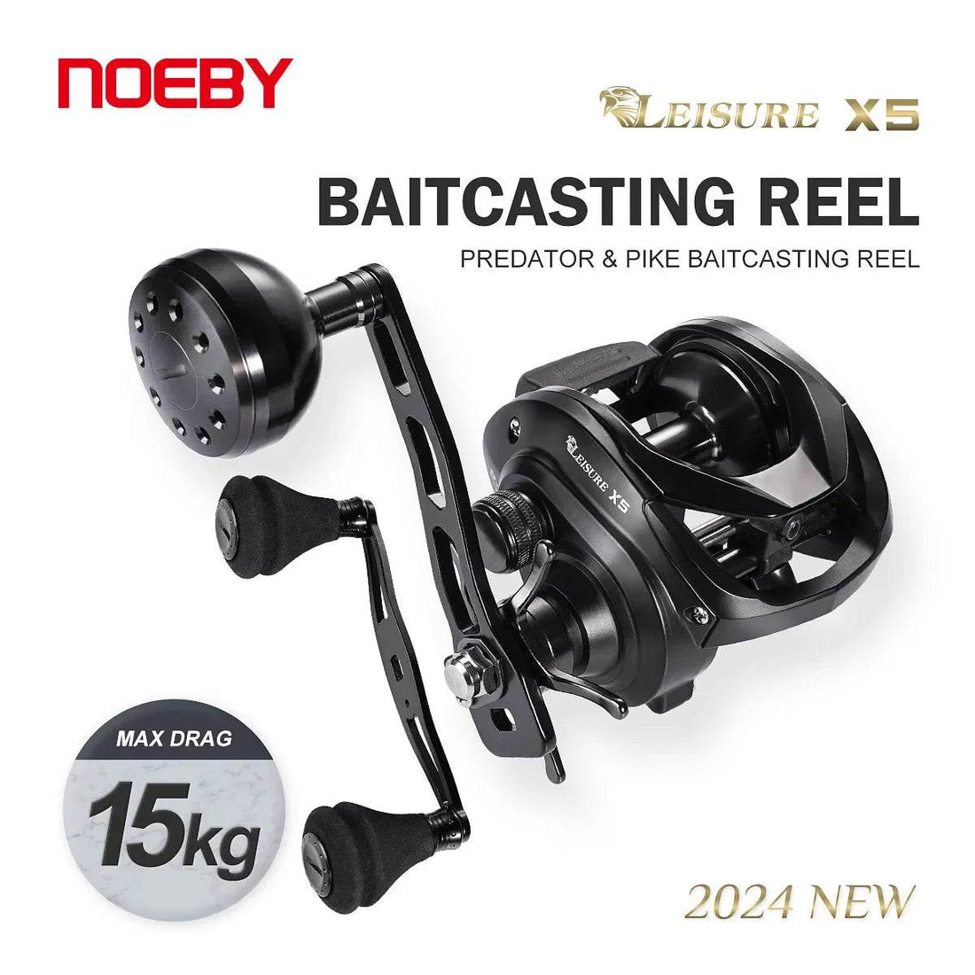 Noeby-Pike Baitcasting Reel – Power & Precision - Fish & Cheaps | Fishing & Outdoor Gear