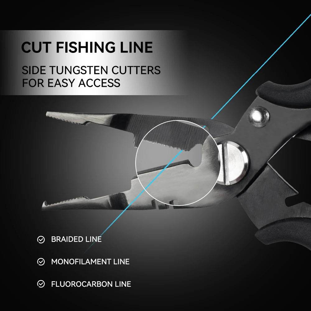 Kingdom Multi-Function Fishing Pliers & Rope Thrower - Fish & Cheaps | Fishing & Outdoor Gear