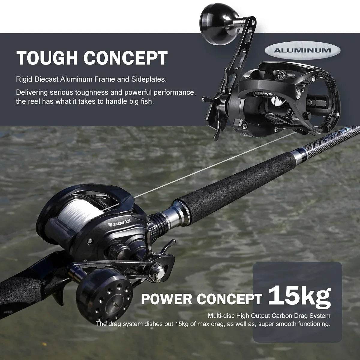 Noeby-Pike Baitcasting Reel – Power & Precision - Fish & Cheaps | Fishing & Outdoor Gear