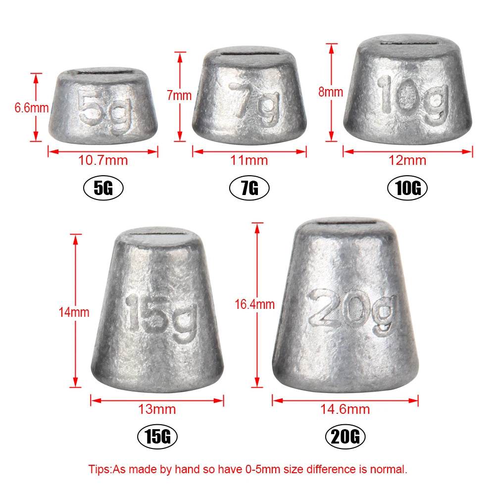 Spinpoler Multi-Depth Screw Sinker – Versatile Weight System - Fish & Cheaps | Fishing & Outdoor Gear