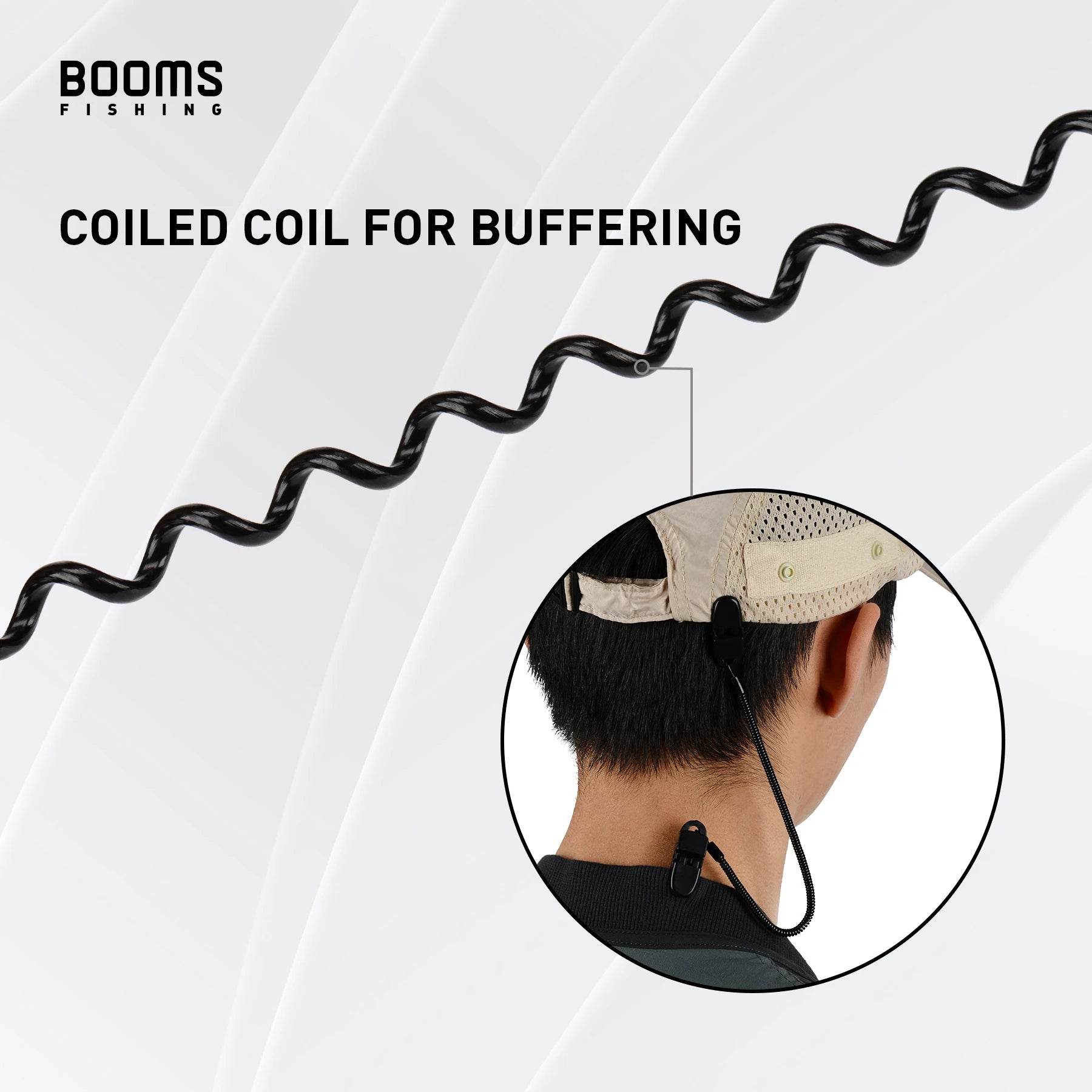 Booms Fishing CG1 Anti-Lost Cap Elastic Rope - Fish & Cheaps | Fishing & Outdoor Gear