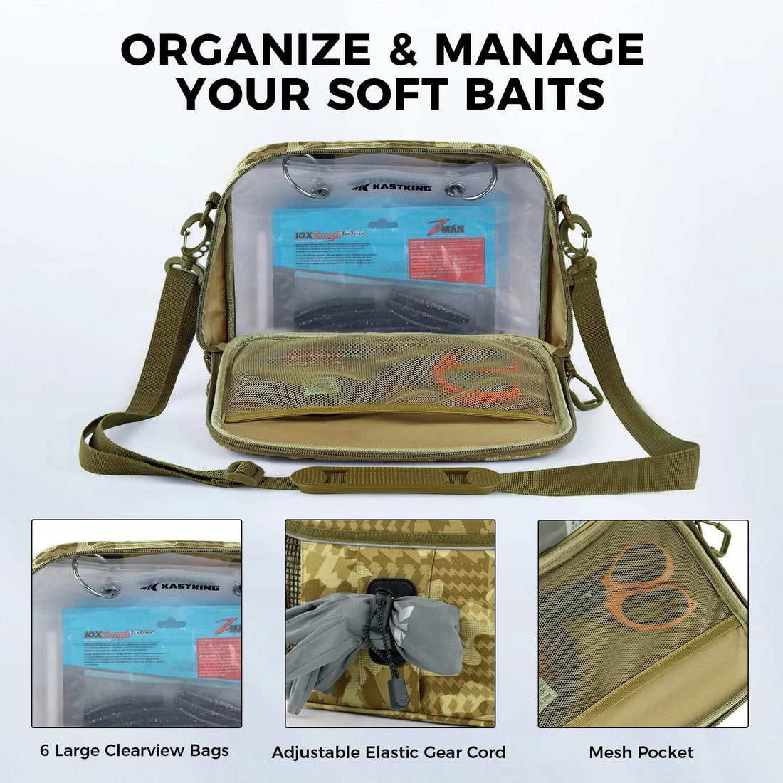 KastKing BaitSpace 50L Tackle Backpack - Fish & Cheaps | Fishing & Outdoor Gear