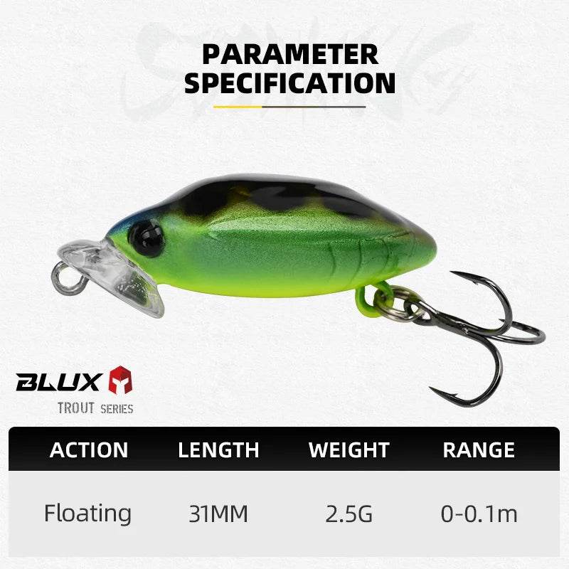 BLUX Camenusi Baku Insect Wobbler - Fish & Cheaps | Fishing & Outdoor Gear